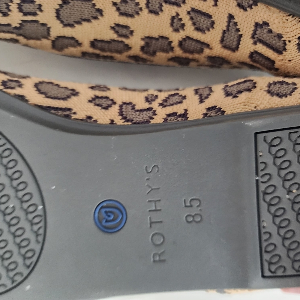 Rothy's Brown and Black Leopard Print Loafers - Picture 12 of 12
